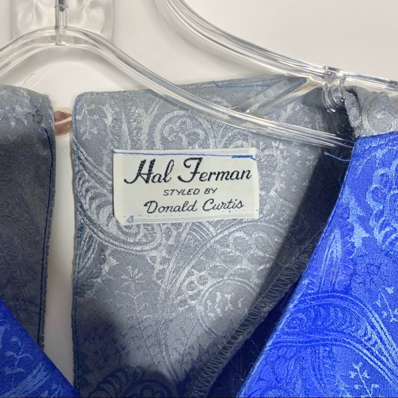 Vintage Paisley Hal Ferman by Donald Curtis Blouse and Skirt Outfit - Picture 9 of 11